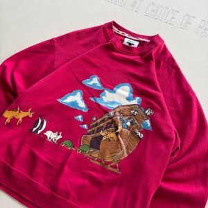 Vintage 90s Gopher Sport Noahs Ark Crewneck Sweatshirt